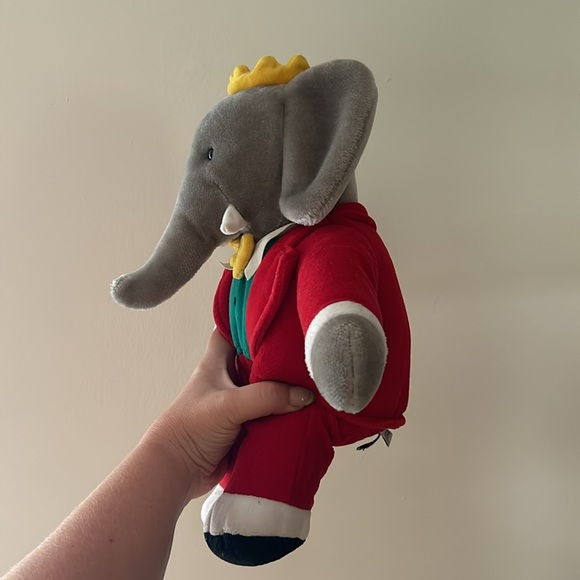Vintage Gund Babar the elephant stuffed animal 1988 - Picture 3 of 8